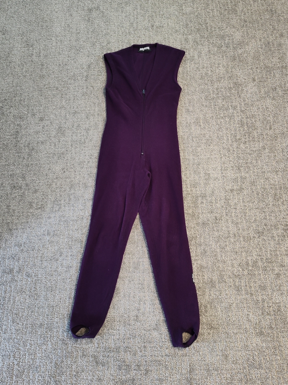 ROFFE Purple Sleeveless ski Jumpsuit